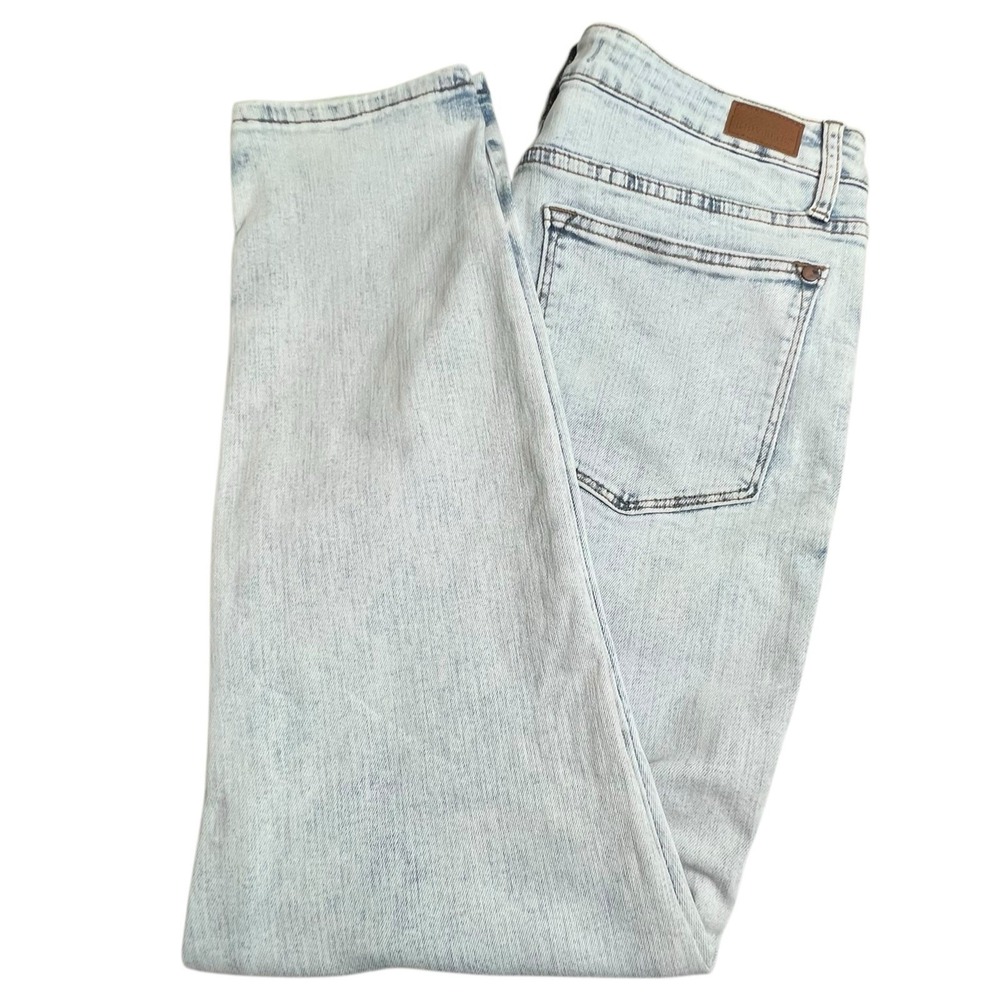 Judy Blue Womens 11/30 Slim Fit Acid Wash High Rise Stretch Jeans